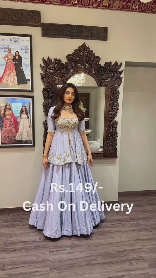 Lavender Dreams: Light Purple Lehenga Choli Collection